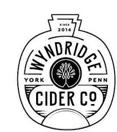 SINCE 2014 WYNDRIDGE YORK PENN CIDER CO logo