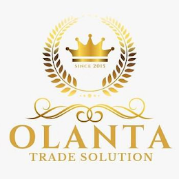 SINCE 2015 OLANTA TRADE SOLUTION logo