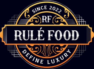SINCE 2022 RF RULE FOOD DEFINE LUXURY logo