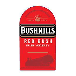 SINCE B 1608 BUSHMILLS RED BUSH IRISH WHISKEY OLD BUSHMILLS logo