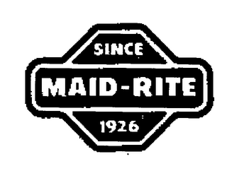 SINCE MAID-RITE 1926 logo