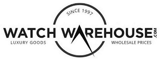 SINCE1997 WATCH WAREHOUSE.COM LUXURY GOODS WHOLESALE PRICES logo