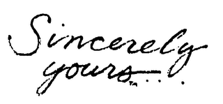 SINCERELY YOURS logo