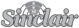 SINCLAIR 8 9 10 X logo