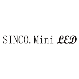 SINCO. MINI LED logo