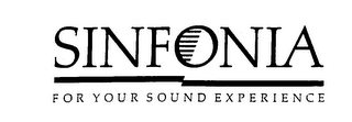 SINFONIA FOR YOUR SOUND EXPERIENCE logo