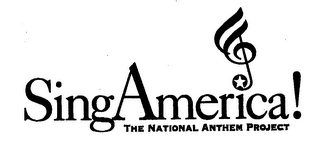SING AMERICA! THE NATIONAL ANTHEM PROJECT logo