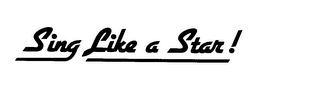 SING LIKE A STAR! logo