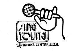 SING YOUNG KARAOKE CENTER, U.S.A. logo
