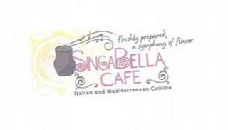 SINGABELLA CAFE FRESHLY PREPARED, A SYMPHONY OF FLAVOR ITALIAN AND MEDITERRANEAN CUISINE logo
