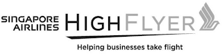 SINGAPORE AIRLINES HIGHFLYER HELPING BUSINESSES TAKE FLIGHT logo