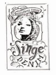 SINGE DENIM INDIGENOUS THREAD logo