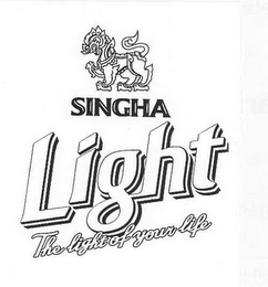 SINGHA LIGHT THE LIGHT OF YOUR LIFE logo
