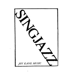 SINGJAZZ JOY KANE MUSIC logo