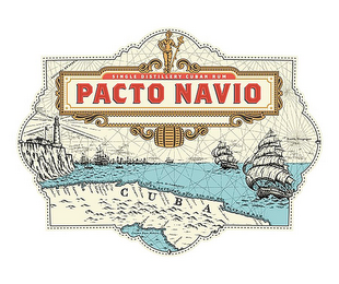 SINGLE DISTILLERY CUBAN RUM PACTO NAVIO CUBA logo