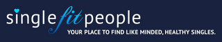 SINGLE FIT PEOPLE YOUR PLACE TO FIND LIKE MINDED, HEALTHY SINGLES. logo