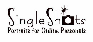 SINGLESHOTS PORTRAITS FOR ONLINE PERSONALS logo