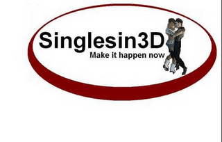 SINGLESIN3D MAKE IT HAPPEN NOW logo