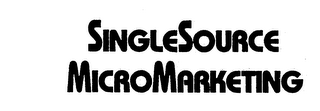 SINGLESOURCE MICROMARKETING logo