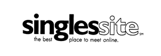 SINGLESSITE THE BEST PLACE TO MEET ONLINE. logo
