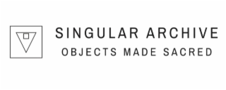 SINGULAR ARCHIVE OBJECTS MADE SACRED logo