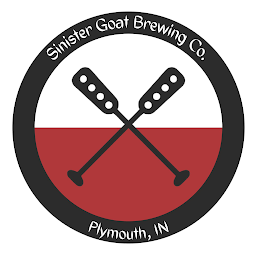SINISTER GOAT BREWING CO. PLYMOUTH, IN logo