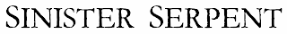 SINISTER SERPENT logo