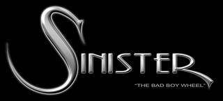 SINISTER "THE BAD BOY WHEEL" logo