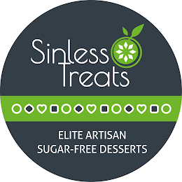 SINLESS TREATS ELITE ARTISAN SUGAR-FREE DESSERTS logo