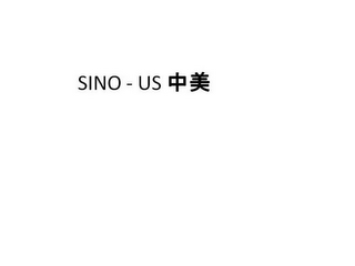 SINO - US logo