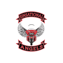 SINSATIONAL ANGELS MOTORCYCLE CLUB logo