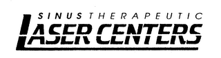 SINUS THERAPEUTIC LASER CENTERS logo