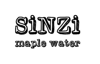 SINZI MAPLE WATER logo