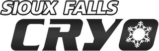 SIOUX FALLS CRYO logo