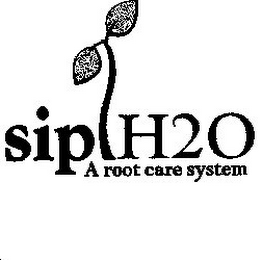 SIP H2O A ROOT CARE SYSTEM logo