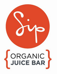 SIP ORGANIC JUICE BAR logo