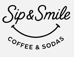 SIP & SMILE COFFEE & SODAS logo