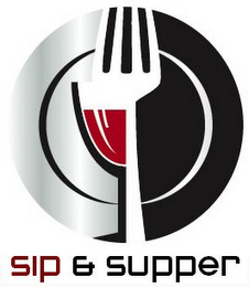 SIP & SUPPER logo