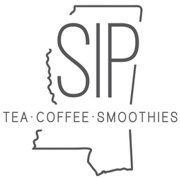 SIP TEA COFFEE SMOOTHIES logo