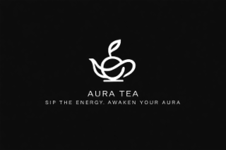 SIP THE ENERGY,AWAKEN YOUR AURA AURA TEA logo