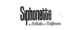SIPHONETTE BY COLLETTE OF CALIFORNIA logo