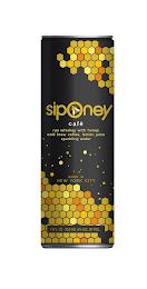 SIPONEY CAFE RYE WHISKEY WITH HONEY COLD BREW COFFEE, LEMON JUICE SPARKLING WATER BORN IN NEW YORK CITY logo