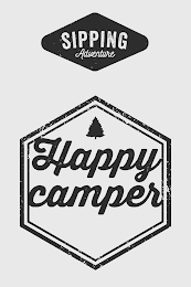 SIPPING ADVENTURE HAPPY CAMPER logo