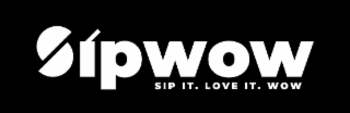 SIPWOW SIP IT. LOVE IT. WOW logo