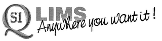 SIQ LIMS ANYWHERE YOU WANT IT! logo