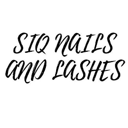 SIQ NAILS AND LASHES logo