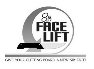 SIR FACE LIFT GIVE YOUR CUTTING BOARD A NEW SIR-FACE! logo