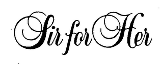 SIR FOR HER logo