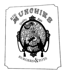 SIR MUNCHIES QUALITY EATS BURGERS & TOTS logo