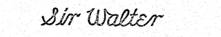 SIR WALTER logo